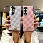 economico Cover Samsung-telefono Custodia Per Samsung Galaxy Piegatura a Z 7 Z Fold 6 Z Fold 5 Z Fold 4 Z Fold 3 Copertura Posteriore Resistente agli urti Retrò TPU Pelle PU