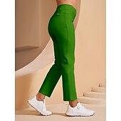 levne Golfové kalhoty-Dámské Golfové kalhoty Černá Růžová Červená Spodní část oděvu Dámské golfové oblečení oblečení oblečení oblečení oblečení
