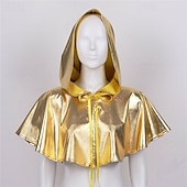 preiswerte Oberteile-Stolz Glamourös Umhang mit Kapuze Schirmmütze Erwachsene Unisex Metallisch Clubwear Pride Parade Pride-Monat Halloween Karneval Einfaches Karnevalskostüm