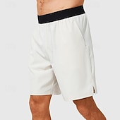 preiswerte Laufshorts-Herren Laufshorts Sommer Außen Normale Passform Atmungsaktiv Schnelltrocknend Shorts Elastischer Bund Schwarz Hellgrau Laufen Jagd Klettern S M L XL XXL