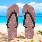 cheap Vacation Sandals-Men’s Blue Leaf Printed Flip Flops – Tropical &amp; Stylish Style for Beach Vacations, Island Hopping &amp; Beachside Dinners