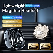 baratos Auscultadores TWS True Wireless-Fones de ouvido TWS Bluetooth 5.3 X5Pro com gancho para o ouvido e cancelamento de ruído para Apple Samsung Xiaomi Huawei