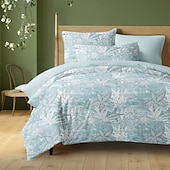 cheap 100% Cotton-Sea Duvet Cover Set 100% Cotton Soft and Breathable Bedding Featuring Sea Star Sea Weeds Lightweight and Durable Quilt Cover Comfortable for All Seasons Easy to Care