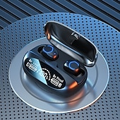 olcso TWS – Valódi vezeték nélküli fejhallgató-Erőteljes basszus valódi vezeték nélküli fülhallgató Bluetooth 5.3 IPX7 vízálló zajcsökkentő fülhallgató