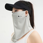 preiswerte Freizeitkleidung-Sonnenschutzschleier Damen Sommer atmungsaktive Ice Silk Gesichtsabdeckung Radfahren Sonnenschutz Anti-UV Ohrhängende Gesichts-Handtuch