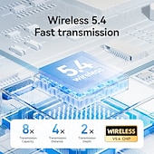 economico Cuffie telefoniche e per ufficio-m80 vivavoce telefono guida auricolare clip auricolare bluetooth 5.3 design ergonomico suono surround hifi per fitness palestra allenamento telefono cellulare