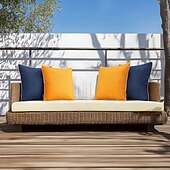 economico Copricuscini per cuscini decorativi-1 federa per cuscino in poliestere, boho casual con cerniera quadrata tradizionale classica