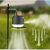 billiga Campingljus &amp;amp; lyktor-1 st utomhus campingljus fläkt multifunktionsspray fyra växlar dimmer två växlar dimning usb laddningsupphängningskrok