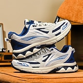 Χαμηλού Κόστους Ανδρικά Sneakers-ανδρικά αθλητικά παπούτσια τρεξίματος λευκά και πορτοκαλί με ελαφρύ πλέγμα – ευέλικτα αθλητικά παπούτσια για μπάσκετ και καθημερινή χρήση