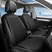 economico Coprisedili per auto-Cuscini per sedili auto traspiranti - comfort rinfrescante per tutte le stagioni, vestibilità leggera &amp;imbottitura in spugna di poliestere portatile per un maggiore relax