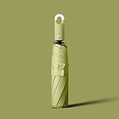 abordables Fournitures pour la maison-Parapluie de protection UV, parapluie automatique à trois volets avec boucle, parapluie de voyage coupe-vent pour l&#039;été, parapluie compact à ouverture et rétractation automatique pour les affaires et