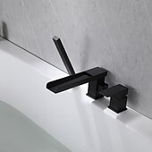 olcso Csaptelepek fürdőkádhoz-Kád csaptelep - Modern Kortárs Festett felületek Római kád Réz szelep Bath Shower Mixer Taps