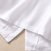 preiswerte Hemden-Damen Weste aus Baumwolle und Leinen, schlicht, modern, lässig, ärmellos, V-Ausschnitt, normale Passform, Oberteile, Urlaub, Ausgehen, Knöpfe, Tasche, Weiß, Braun, Khaki, Aprikose, Sommer