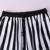 Недорогие Низ-Ретро Средневековый 17ый век Пиратские Штаны Пираты Рыцарь Викинг Крестоносец Ranger Кулиска В полоску Маскарадный костюм Муж. Пираты Хэллоуин Карнавал РИЖД Рен Фэйр Взрослые Брюки