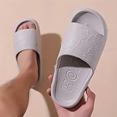 economico Pantofole da casa-Pantofole Cloud Slides per donne e uomini pantofole da doccia sandali da bagno estremamente comodi con suola spessa imbottita