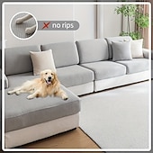 cheap Sofa Cover-1pc Stretch Sofa Seat Cover Universal Jacquard Soft Polar Fleece Slipcover Easy to Clean &amp; Durable