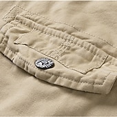 economico Classico-Per uomo Pantaloncini cargo Shorts Pantaloncini Estivi Multi-tasche Bottonato Tasca con Patta Semplice Comodità Indossabile Lunghezza al ginocchio All&#039;aperto Sport Quotidiano Moda Casual Nero Blu