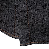 preiswerte Freizeithemden für Herren-Herren Hemd Sommerhemd Freizeithemd Strandhemd Knopfhemd Schwarz Dunkelblau Leicht Blau Langarm Einfach Revers Urlaub Hawaiianisch Tasche Bekleidung 100% Baumwolle Mode Lässig Bequem