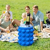 cheap Pools, Hot Tubs &amp; Supplies-1pc, Plastic Ice Bucket, Quick Cold Preservation Ice Maker, Ice Making Wine Containers, Size Ice Bucket Circular Ice Maker, Commercial Ice Maker, Summer Essential