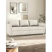 baratos Capa do sofá futon.-capa de sofá-cama capa de veludo futon capas de cor sólida acolchoadas frihetcover litb capa prime