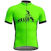 cheap Men&#039;s Jerseys-Men&#039;s Cycling Jersey Short Sleeve Bike Tee Tshirt Jersey with 3 Rear Pockets Mountain Bike MTB Breathable Quick Dry Anatomic Design Wicking Yellow Red Blue Graphic Sports Clothing Apparel