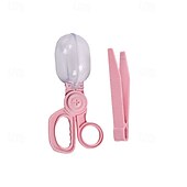 economico Giocattoli per l&#039;Esplorazione della Natura-capsula per insetti per bambini, clip trasparente, forbici, clip per catturare insetti, pinzette di plastica, pinzette a punta, accessori