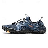 voordelige Herensneakers-Voor heren Sneakers Rivierschoenen Canyoning Casual Dagelijks PU Leder Netstof Ademend Comfortabel Anti-slip Veters Zwart Bruin Groen Zomer Lente