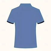 cheap Men's Classic Polo-Men's Graphic Polo Short Sleeve Polo Shirts Collared Shirts Business Casual School Outdoor Athleisure Daily Wear 3D Print Summer Black Red Blue