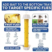 economico Supporto e Cura degli Animali-volare  &amp;stick appiccicoso per insetti e zanzare - colla per mosche resistente e atossica per campeggio all&#039;aperto &amp;fattorie