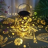 ieftine Lumini de peisaj-1 buc 0.5 W Lumini Solare LED Alimentat solar Alb Cald 1.2 V 1 LED-uri de margele