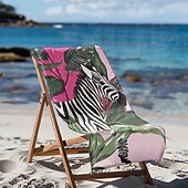 preiswerte Strandtuch-Sets-bedrucktes Strandtuch, leichte, schnelltrocknende, sandfreie Stranddecke, ideal für Reisen, Pool und den Einsatz im Freien