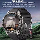 abordables Montres connectées-GT45 Montre intelligente 1.6 pouce Smartwatch Montre Connectée Bluetooth Rappel d&#039;appel Contrôle de l&#039;Activité Rappel sédentaire Compatible avec Smartphone Femmes Hommes Rappel de Message Podomètre