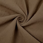 economico Vacanza-Per uomo Pantaloni di Lino Pantaloni Pantaloni Estivi Pantaloni Larghi Coulisse Elastico in vita Semplice Comodità Traspirante Lunghezza intera All&#039;aperto Yoga Ferie Vacanza Moda Marrone