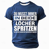  Men's Funny German Graphic T-Shirt with Puns & Wordplay, Double Entendre Nasal Spray Joke Design, Short Sleeve