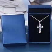  250. rocznica USA Naszyjniki Flaga USA Codzienny Dla dorosłych Męskie Damskie Półpięćsetna rocznica Bal maskowy Dzień Niepodległości Festiwal Wystroić