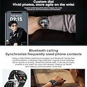 cheap Smartwatch-Smart Watch for Men, ECGPPG Bluetooth Call Laser Health, Blood Pressure Fitness, Sports Waterproof, Long Battery Life