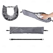 baratos Acessórios de cama-Travesseiro de Viagem Stuffable Travesseiro de Veludo para Viagem com Luggage Extra Travesseiro Stuffable com Tamanho de Pescoço Ajustável Essenciais de Viagem Travesseiro de Viagem Compactável para