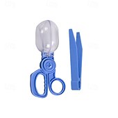 economico Giocattoli per l&#039;Esplorazione della Natura-capsula per insetti per bambini, clip trasparente, forbici, clip per catturare insetti, pinzette di plastica, pinzette a punta, accessori