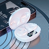 cheap Telephone &amp; Business Headsets-Mini Wireless Earbuds for Small Ear Canals and Side Sleepers Sleep Invisible Headphones Bluetooth Noise Cancelling Waterproof Tiny Wireless Earphones with Charging Case