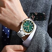economico Orologi al quarzo-Orologio al quarzo CURREN da uomo grande quadrante di lusso orologio da polso business calendario luminoso impermeabile in acciaio inossidabile