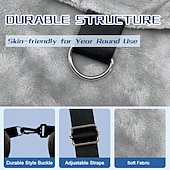 baratos Acessórios de cama-Travesseiro de Viagem Stuffable Travesseiro de Veludo para Viagem com Luggage Extra Travesseiro Stuffable com Tamanho de Pescoço Ajustável Essenciais de Viagem Travesseiro de Viagem Compactável para