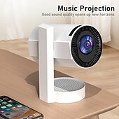 Недорогие Проекторы-y3s домашний hd проектор мини мини мини портативный wifi домашний телефон проектор android 13.0 720p (1280 720) 2g16gпредустановленный youtube и netflix wifi6 2.4/5g двухдиапазонный wifi поддерживает