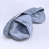 abordables Tenue d&#039;intérieur-Masque oculaire en soie Masque de sommeil anti-lumière en soie de mûrier Masque oculaire en soie avec sangles ajustables