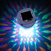abordables Éclairage subaquatique-Lampes solaires sous-marines flottantes pour piscine, avec changement de couleur RVB, rechargeables, motif poisson, éclairage extérieur IP67 avec 6 modes d&#039;éclairage pour piscine creusée, jacuzzi,
