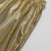 preiswerte Freizeithosen-Herren Disco-Hosen Schlaghosen Hose Freizeithose Knöpfe Tasche Einfach Komfort Party Bühne Disco-Lichter Mode Lässig Gold Mikroelastisch