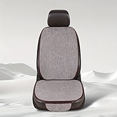 billiga Sätesövdrag till bilen-Hög Kvalitet Linne Bilsäte Kudde Halkfri Smutsbeständig Bekväm Maskintvättbar All-Säsong Universell Passform