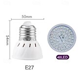 olcso Lámpák növénytermesztéshez-növekvő villanykörte e27 led növényvilágító csésze 80 led 110/220 V kiegészítő lámpával zamatos növények termesztéséhez és palántaneveléshez