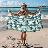 preiswerte Strandtuch-Sets-bedrucktes Strandtuch, leichte, schnelltrocknende, sandfreie Stranddecke, ideal für Reisen, den Pool und den Außenbereich