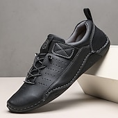 preiswerte Sneaker für Herren-Braune Casual-Sneaker für Herren – vielseitige Schlupfschuhe aus weichem Leder für Komfort im Alltag