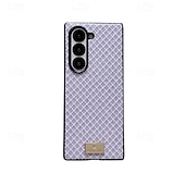 economico Cover Samsung-telefono Custodia Per Samsung Galaxy Piegatura a Z 7 Z Fold 6 Z Fold 5 Z Fold 4 Z Fold 3 Copertura Posteriore Resistente agli urti Retrò TPU Pelle PU